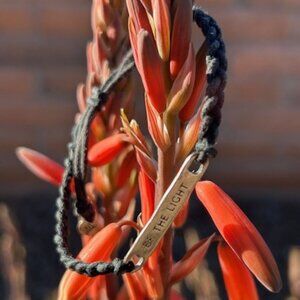 SILPADA “Be The Light” 925 Silver Bar Link Braided BRACELET